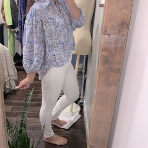 H&M white jeans size 8